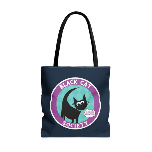 Black Cat Society Tote Bag