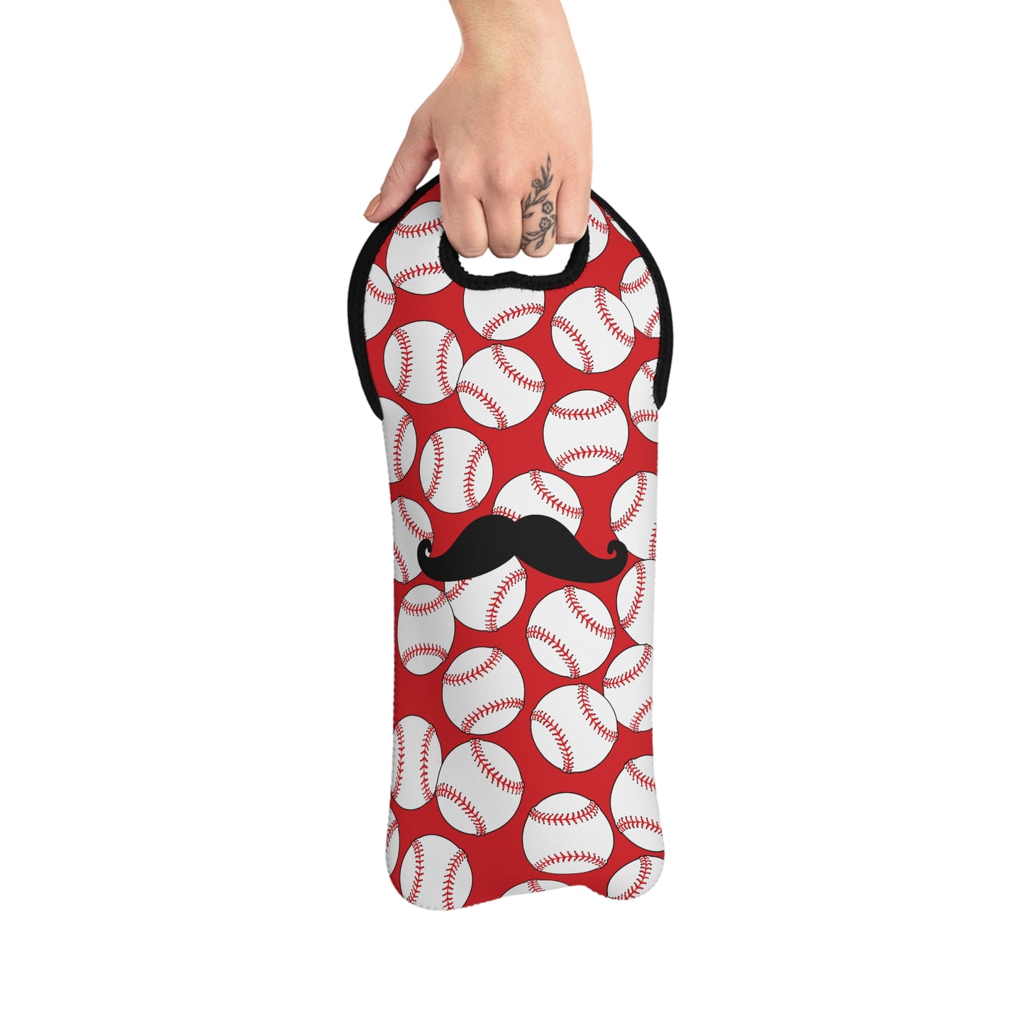 Cincinnati Baseball Wine Tote Bag