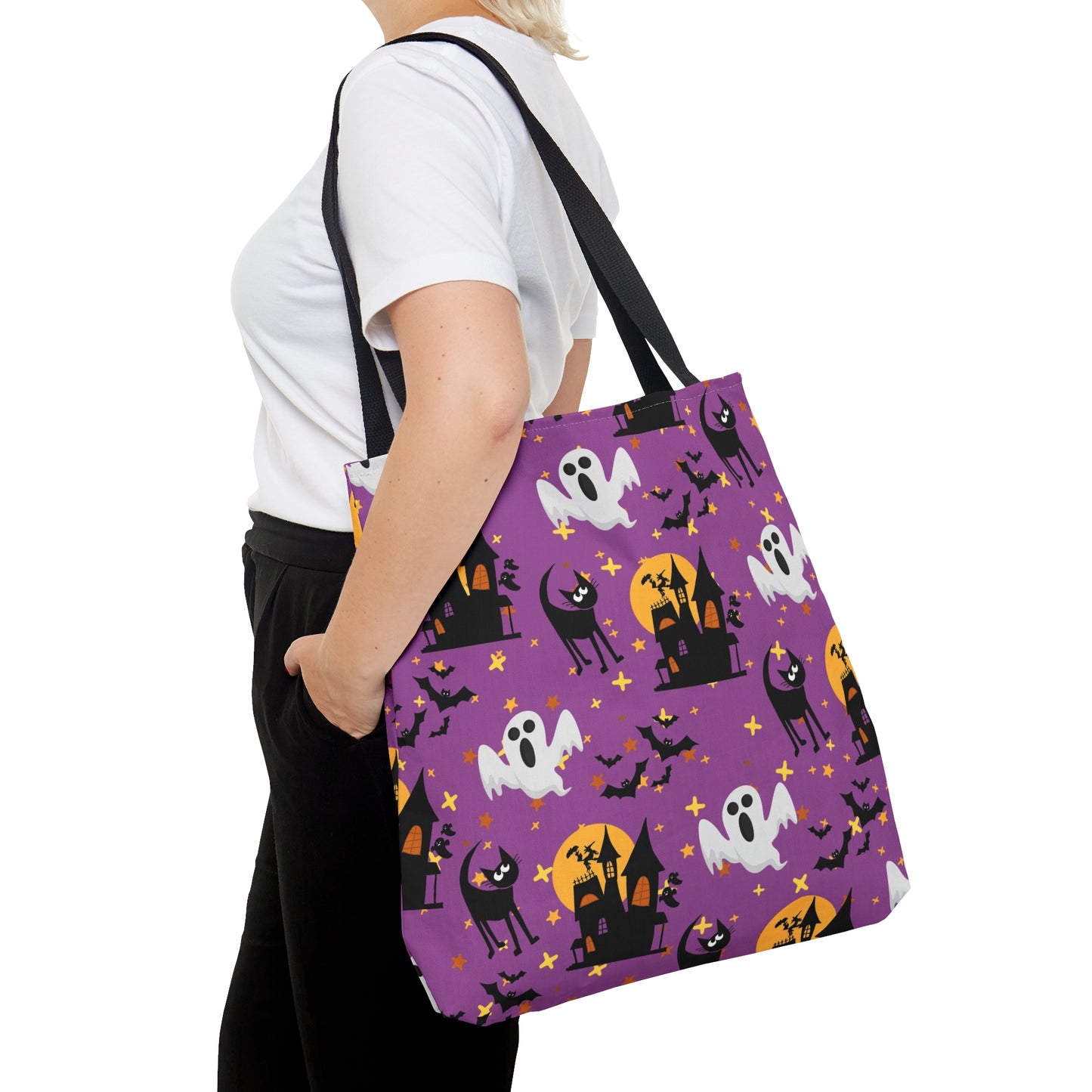 Black Cat I'm Spooky All Year Long Tote Bag
