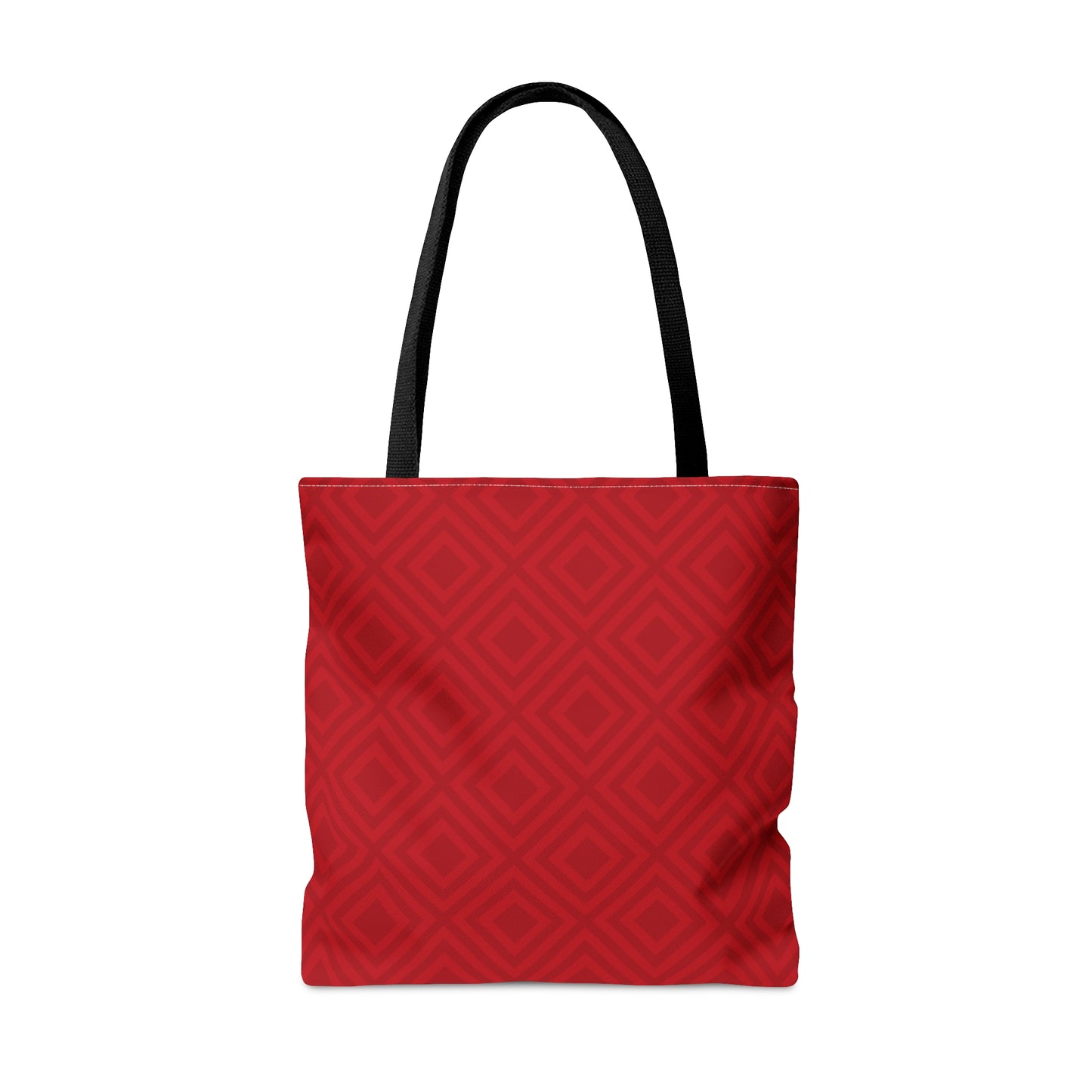 Cincinnati Baseball & Mustache On Red Background Tote Bag