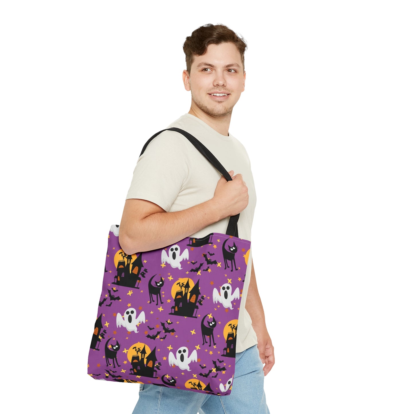 Black Cat I'm Spooky All Year Long Tote Bag