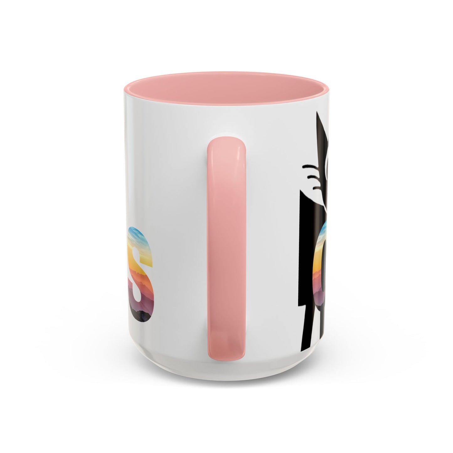 Be Curious Black Cat Coffee Mug