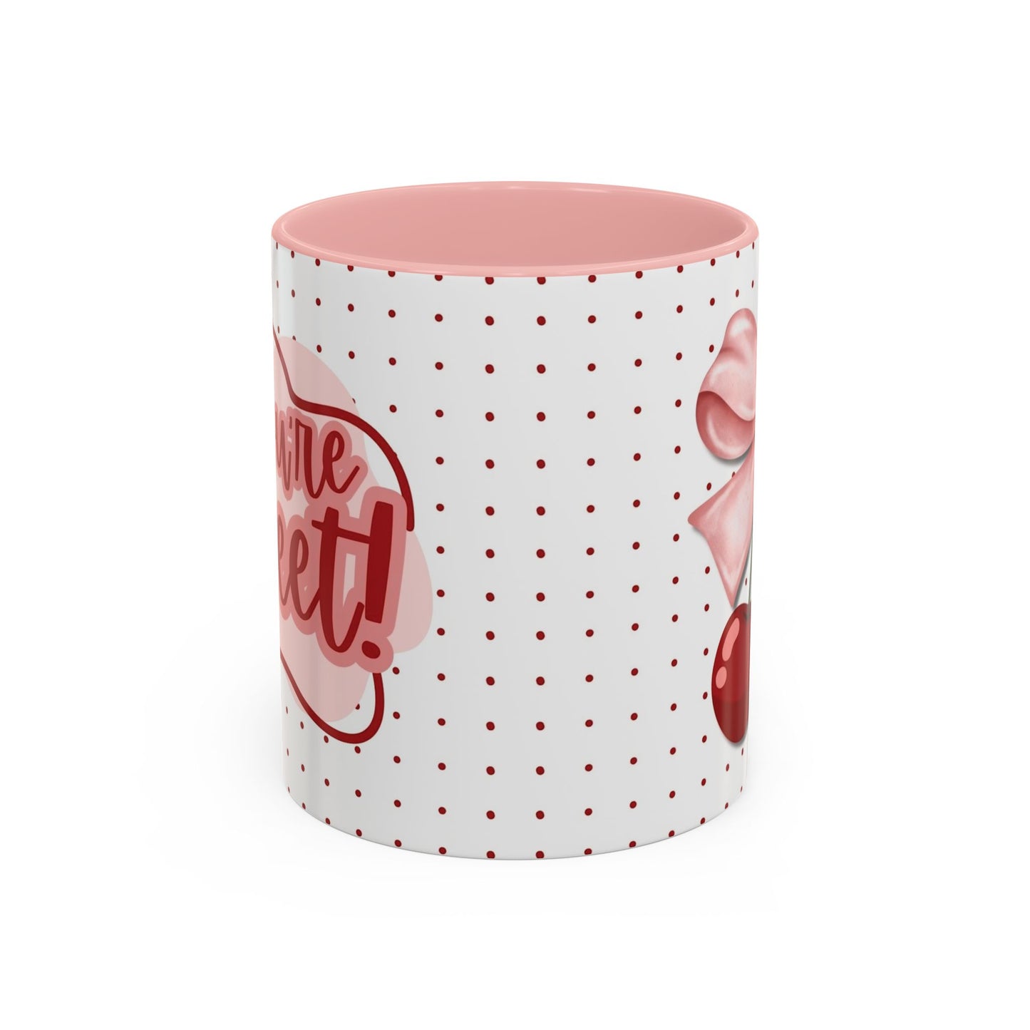 You're Sweet Ribbon Cherry Coffee Mug