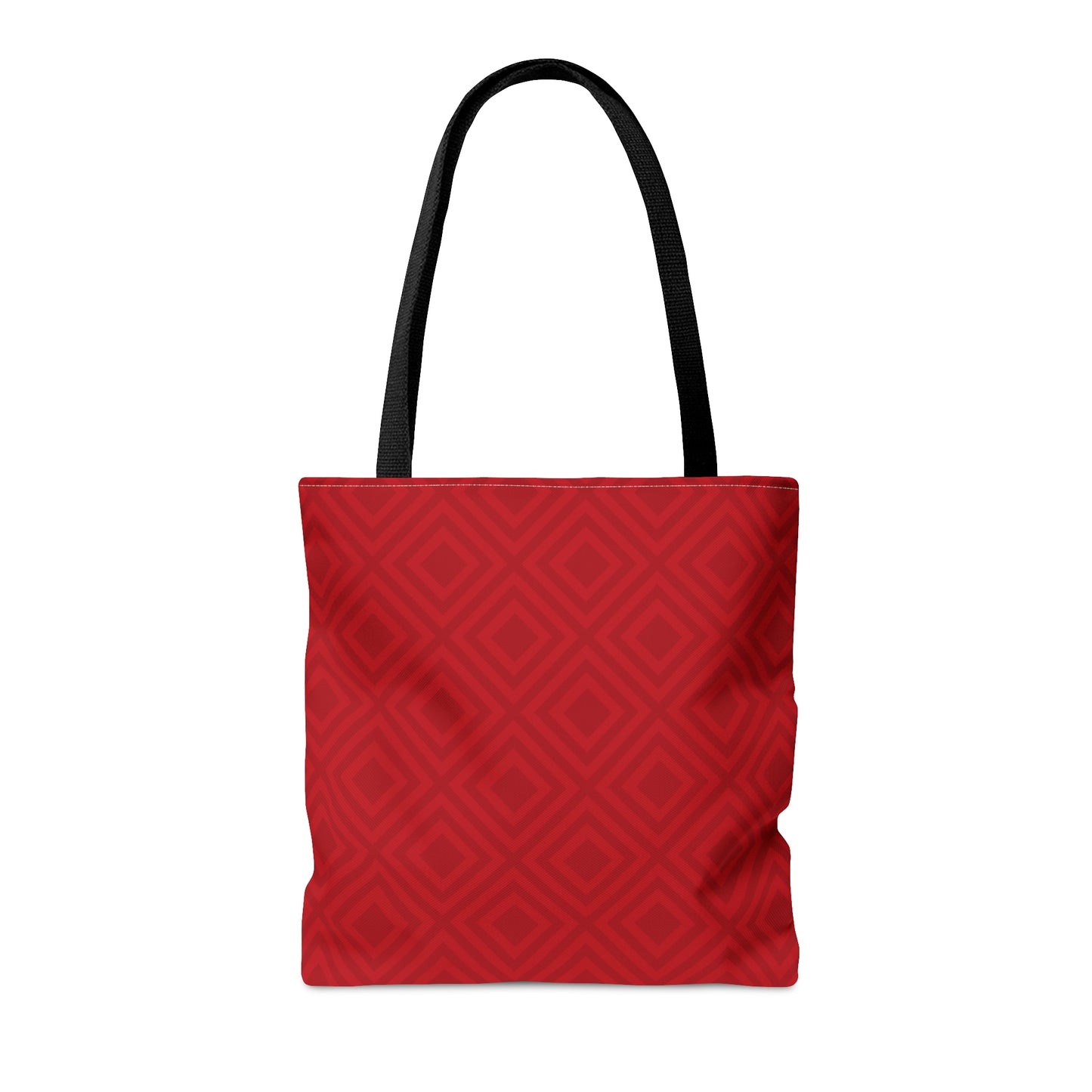 Cincinnati Baseball & Mustache On Red Background Tote Bag