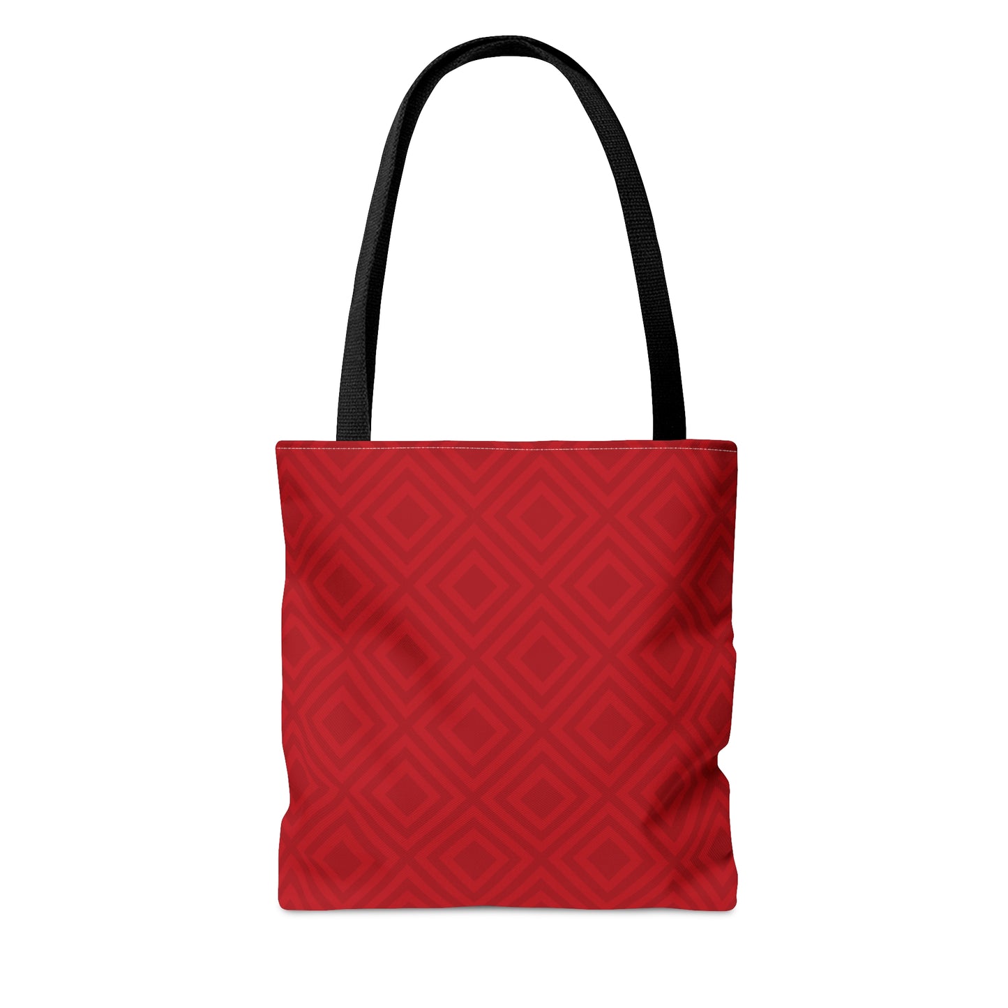 Cincinnati Baseball & Mustache On Red Background Tote Bag