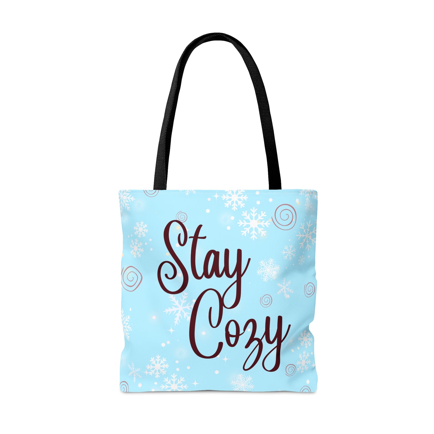 Pom Pom Hat Winter Black Cat Tote Bag