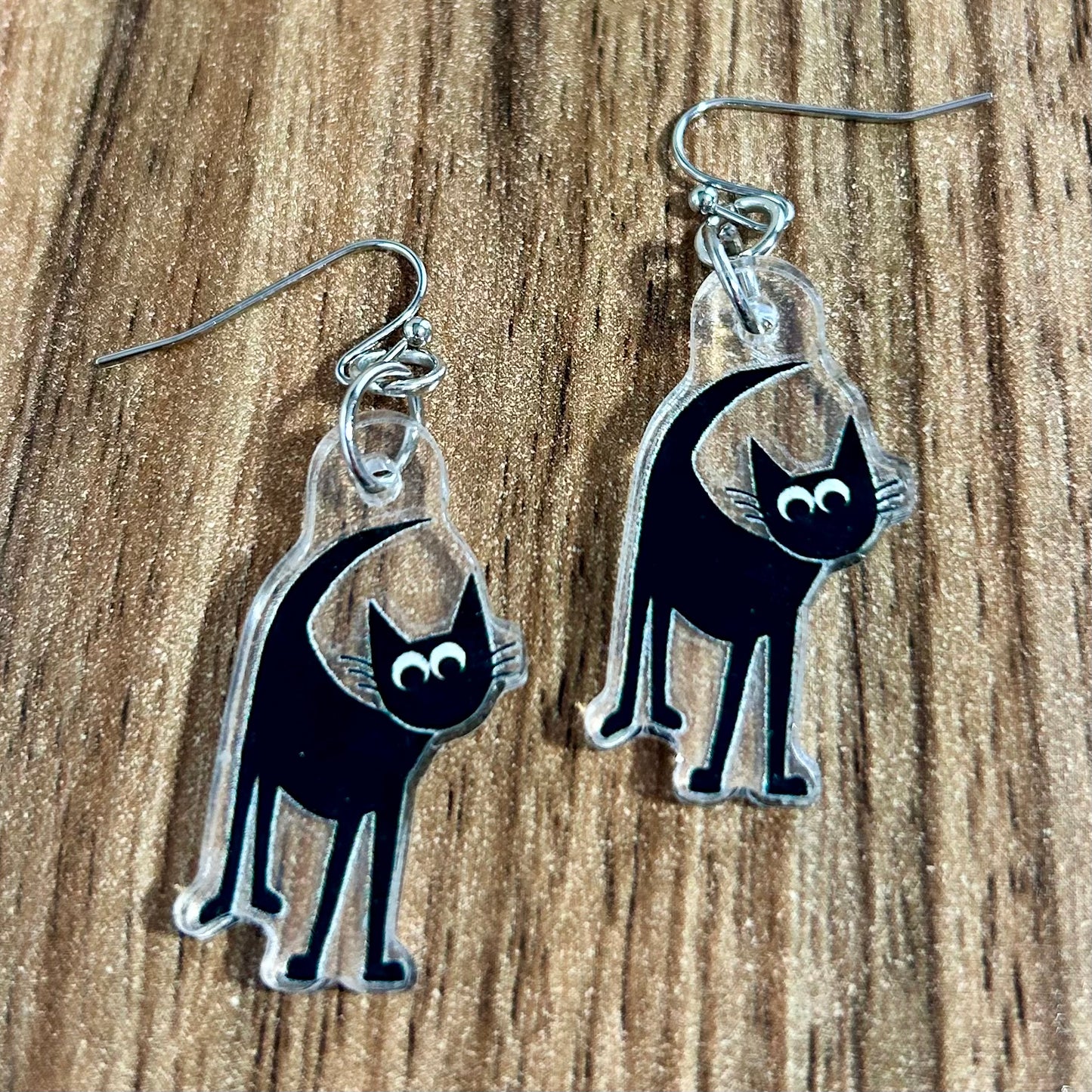 Black Cat Earrings