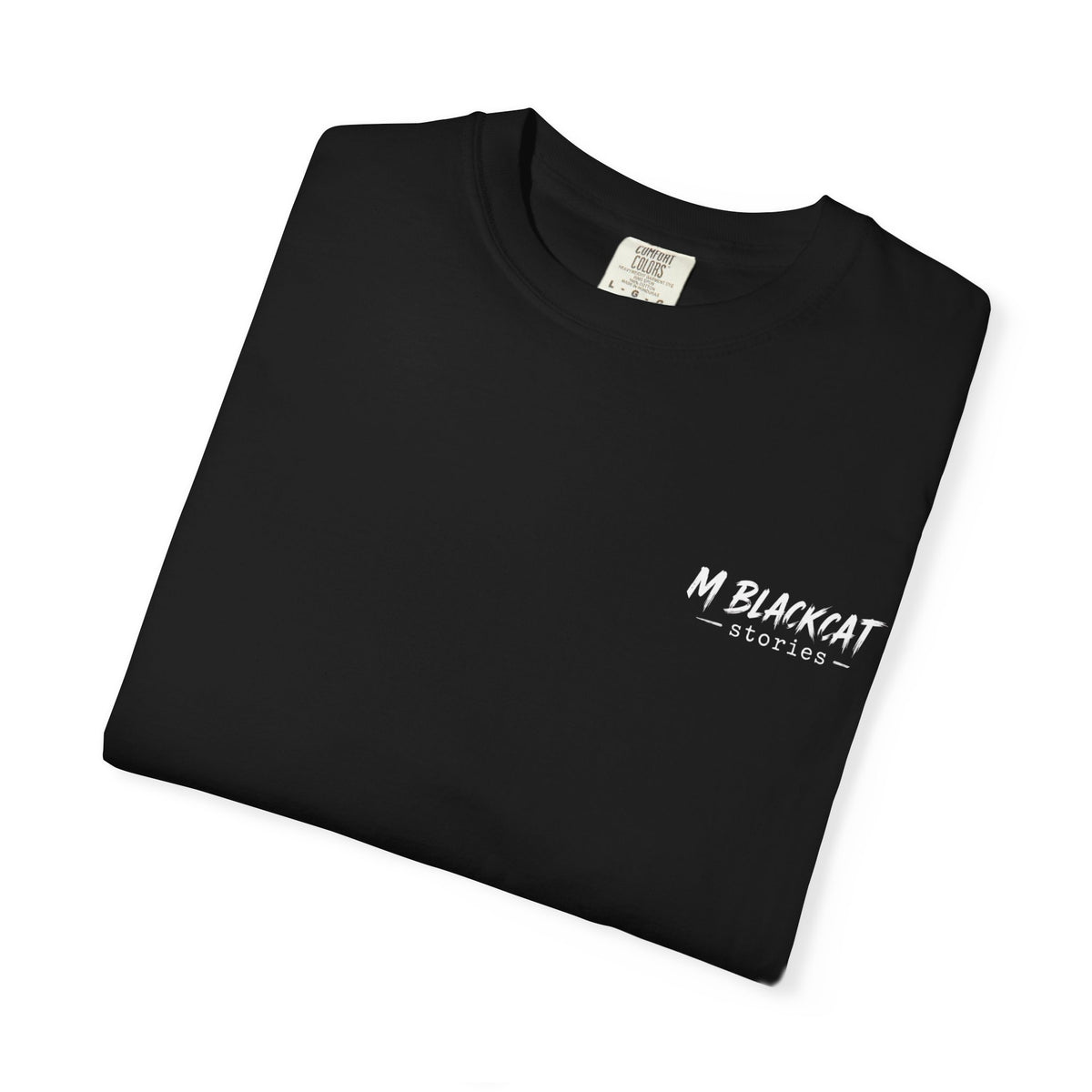 M. Blackcat Stories T-Shirt | Spooky Adventures Unisex Cotton Tee