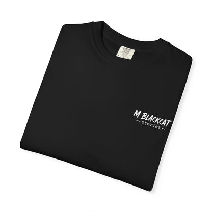 M. Blackcat Stories T-Shirt | Spooky Adventures Unisex Cotton Tee