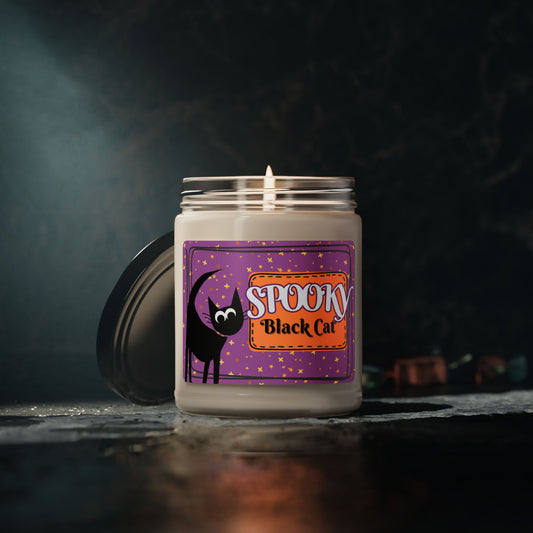 Black Cat I'm Spooky All Year Long Scented Soy Candle, 9oz