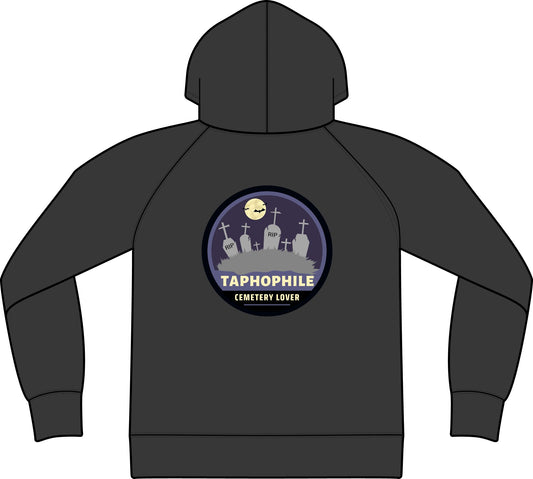 Taphophile - Cemetery Lover | M. Blackcat Unisex Terry Hoodie