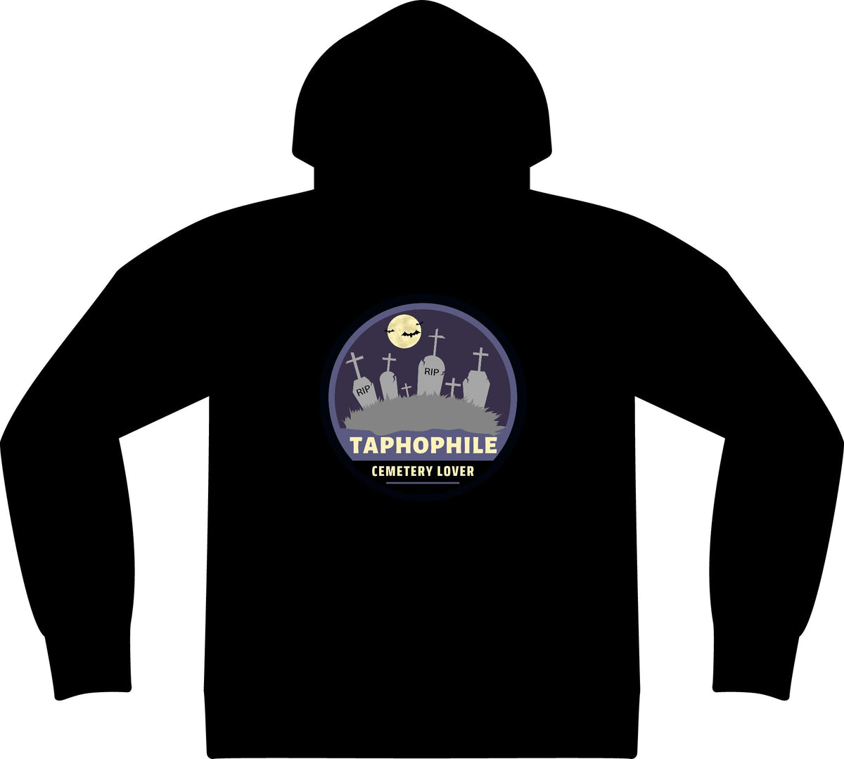 Taphophile - Cemetery Lover | M. Blackcat Unisex Terry Hoodie