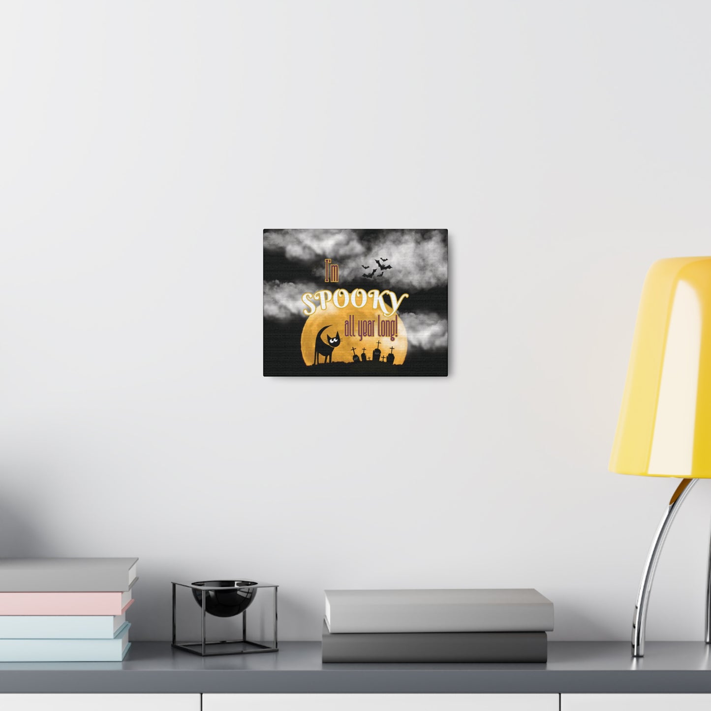 I'm Spooky All Year Long Canvas Wall Art