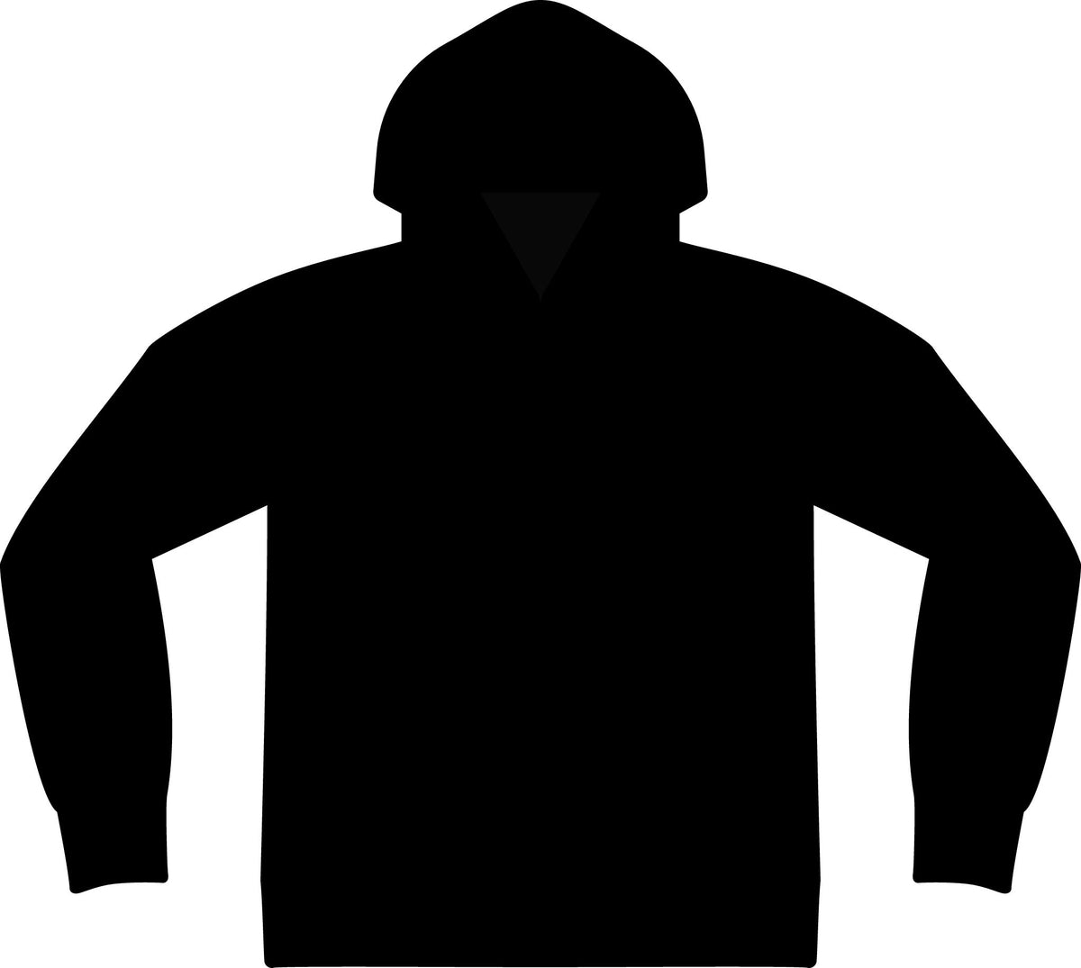 Hoodie — M Blackcat Stories Purple Moon Cat Logo