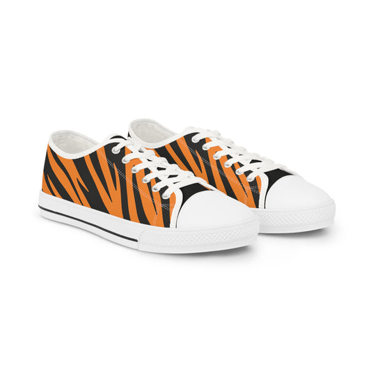 Men's Cincinnati Bengal Tiger Low Top Sneakers