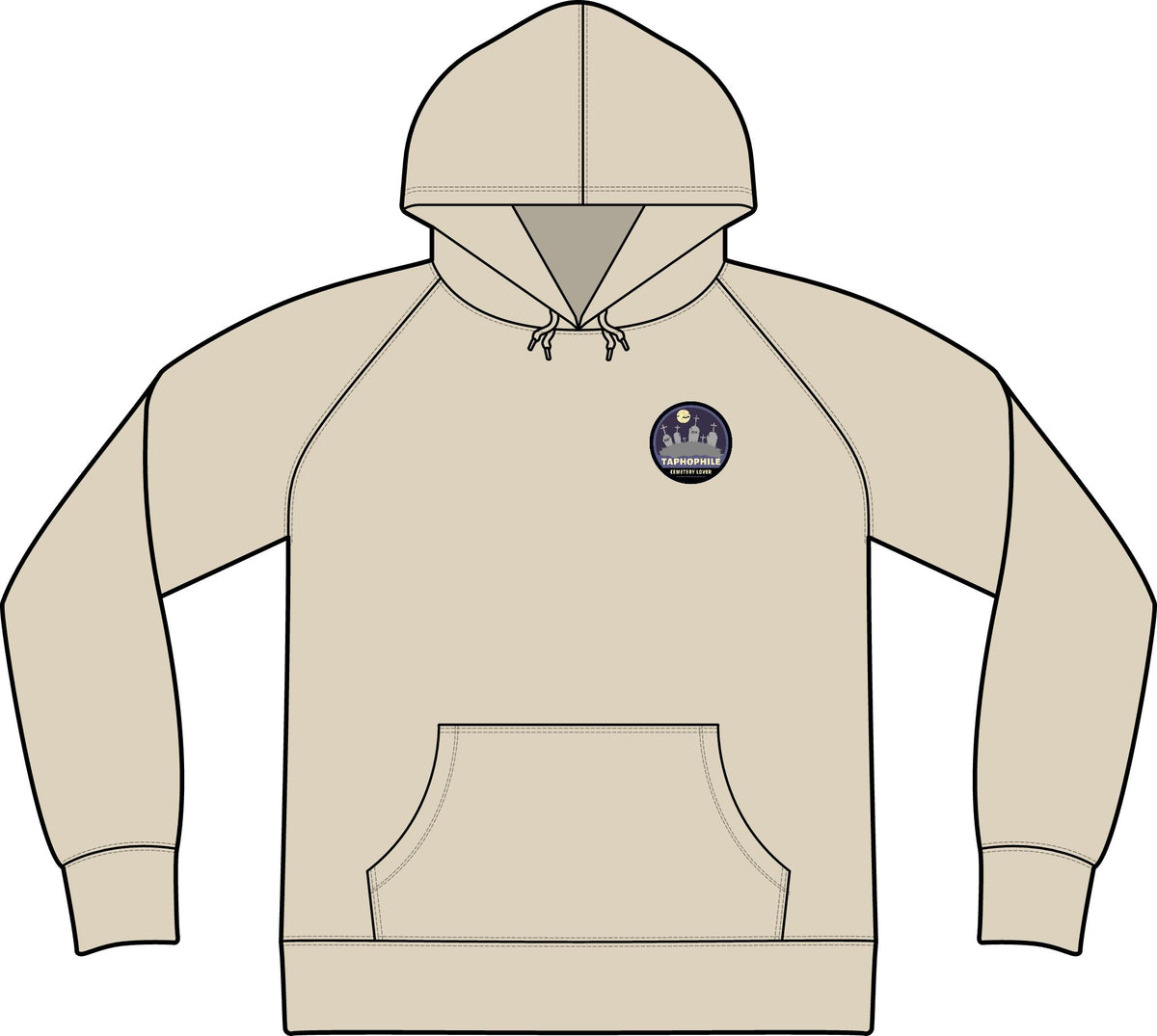 Taphophile - Cemetery Lover | M. Blackcat Unisex Terry Hoodie