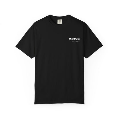 M. Blackcat Stories T-Shirt | Spooky Adventures Unisex Cotton Tee