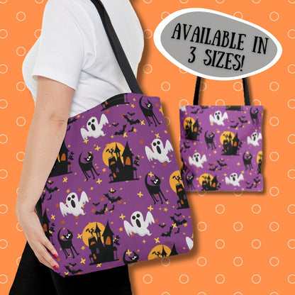 Black Cat I'm Spooky All Year Long Tote Bag