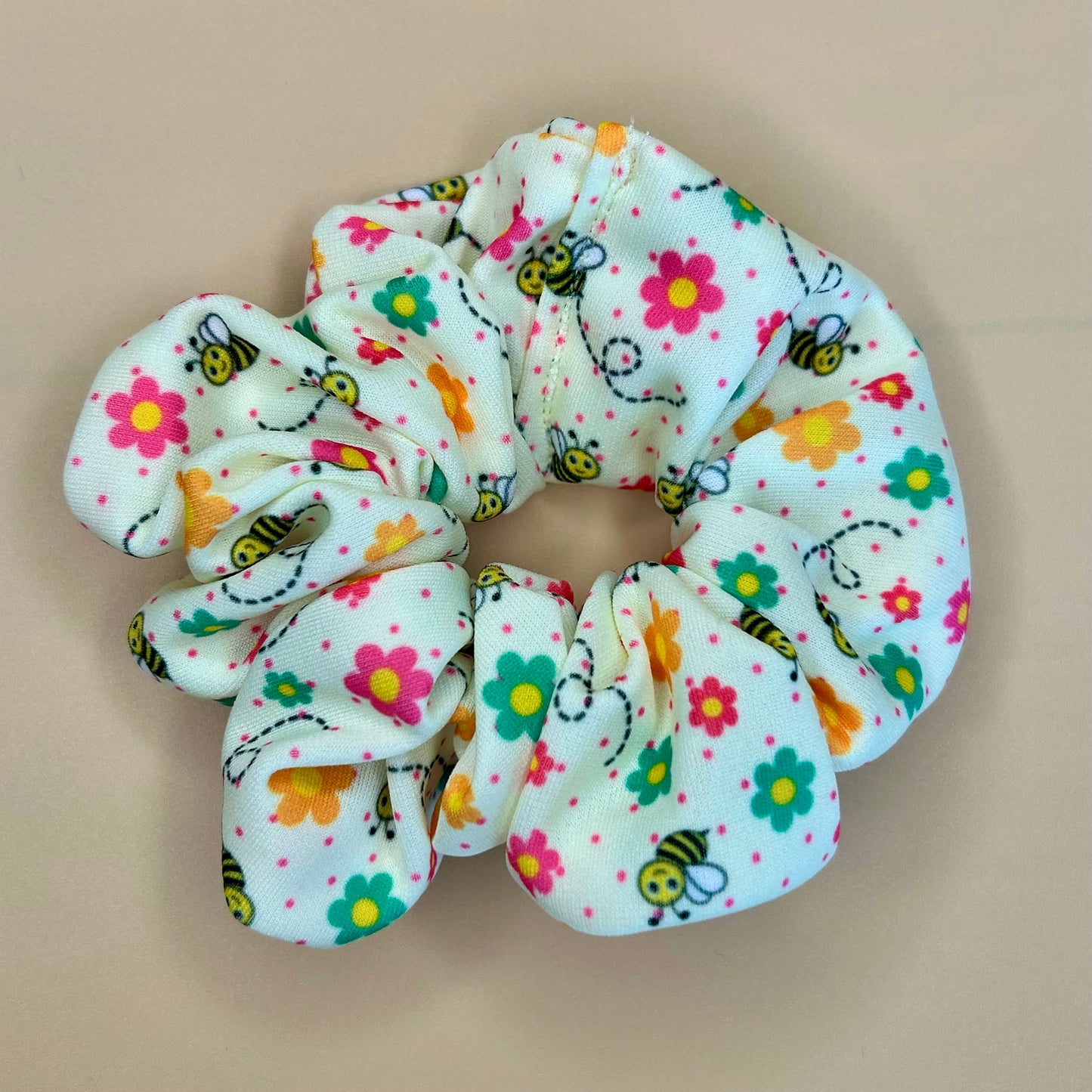 Bee Happy Scrunchie
