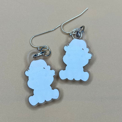 Christmas Hippo Earrings