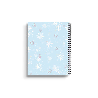 Pom Pom Hat Winter Black Cat Notebook